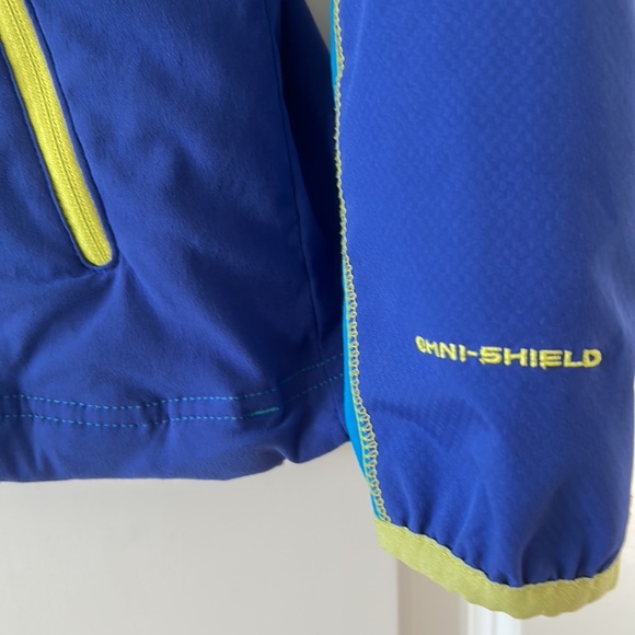 Columbia Omni-Shield Advanced Repellancy Color Block Wind Breaker Rain Jacket - Picture 5 of 14